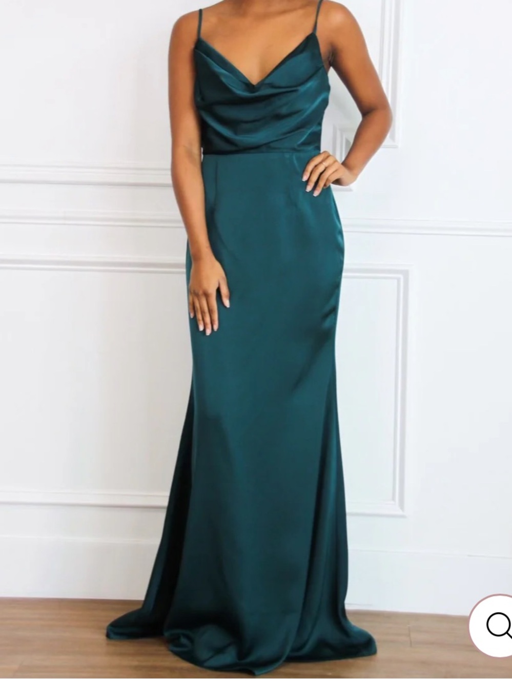 Bella and Bloom - Satin Bow Back Maci Dress